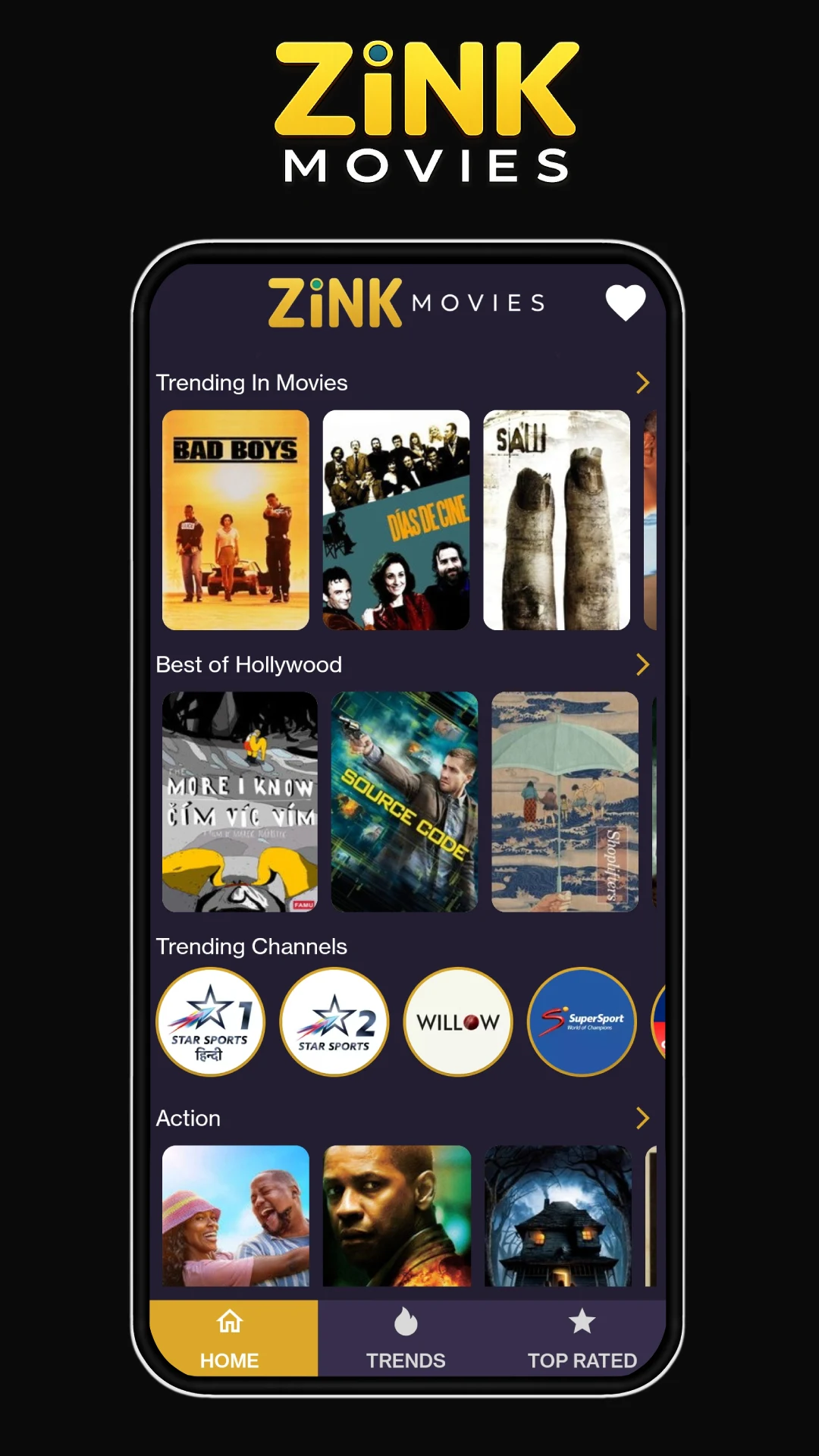 ZinkMovies – Watch Movies & TV screenshot